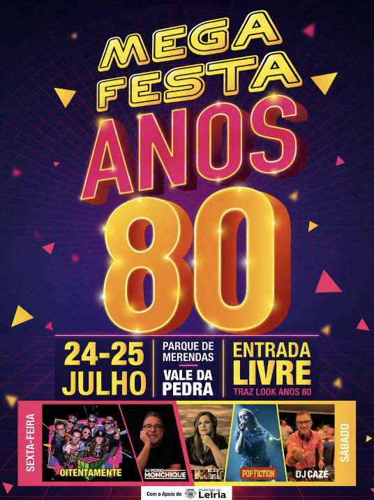 Mega Festa Anos 80 — event image